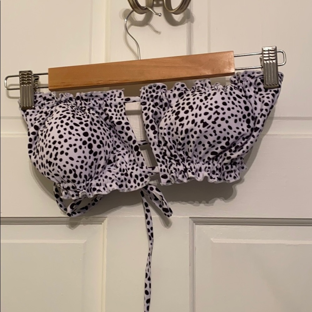 Bandeau Swim Double Back Tie